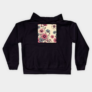 Cosmos Flowers Kids Hoodie